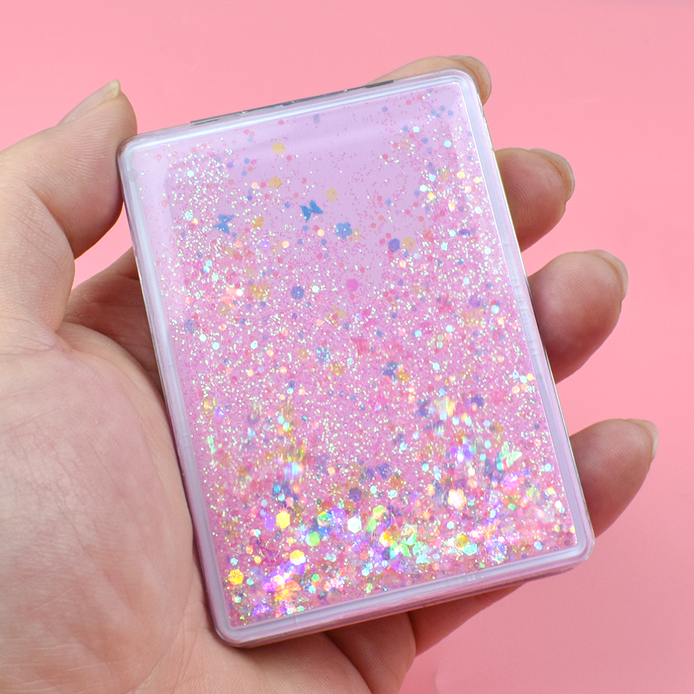 Miroir rectangulaire rose