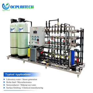 Máy lọc nước công nghiệp 1500L/h thẩm thấu ngược với máy EDI EDI hệ thống nước siêu tinh khiết RO hệ thống nước lọc - Product Image 1