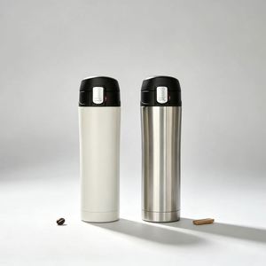 Taza de Viaje Aislada de 450ml con Tapa Abatible, Acero Inoxidable 304, Estilo Japonés Ecológico, para Coche, Venta al por Mayor, Regalo Empresarial - Product Image 1