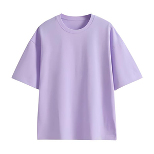 T-shirt Oversize Unisex in Cotone Jersey da <span class=keywords><strong>Donna</strong></span> con Spalle Cadenti, Traspirante, con Logo, a <span class=keywords><strong>Manica</strong></span> Corta, <span class=keywords><strong>Sportiva</strong></span>, Personalizzabile, per Palestra, Vendita all'Ingrosso - Product Image 1