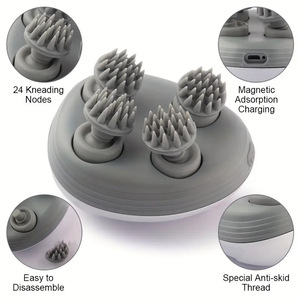 Xuyên biên giới bạch tuộc đầu Massager điện Pet sạc đa vị trí đa móng vuốt da đầu nhào thiết bị - Product Image 3