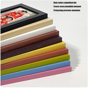 Wholesale Customized Logo Eco-Friendly Wooden Photo <b>Frames</b>-A1-A5 Sizes Custom Color & Shape Modern Home Decor - Product Image 5