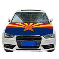 Vente en gros 120x150cm Arizona housses de capot de voiture drapeau abordable résistant à l'usure et durable couverture de capot de moteur de voiture
