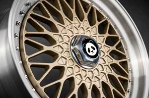 Jantes forgées FCS-42 personnalisées en 2 pièces, multi-rayons, grandes lèvres, finition or, style lèvres argentées brossées, pour BMW E30 G20 G30 <span class=keywords><strong>AUDI</strong></span> <span class=keywords><strong>A4</strong></span> B8 - Product Image 4