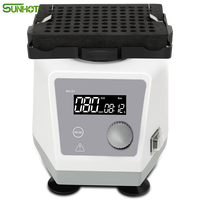 Mezclador de Laboratorio SUNHOT MX-S+ Personalizable, Motor DC sin Escobillas, Control Táctil, 100-3000 rpm, Pantalla LCD, Amplitud de 4 mm, IP21