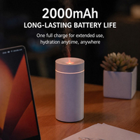 Diffuseur d'arômes USB 100 ml personnalisé avec logo OEM pour voiture, hôtel, extérieur, lumière ambiante 7 couleurs, humidificateur ultrasonique portable à huile essentielle