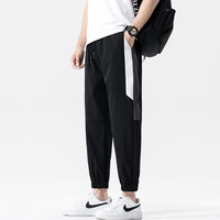 Piedini elastici estivi originali pantaloni cargo larghi da palestra sportivi da uomo alla moda, traspiranti e ad asciugatura rapida