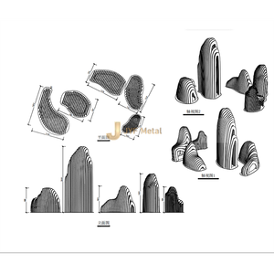 ANW9812 Esculturas Decorativas Profesionales Hechas a Medida en Acero Inoxidable 304, Proyecto de Ingeniería de Artesanía en Metal - Product Image 2