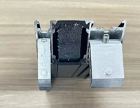 Porte moderne en alliage d'aluminium durable, résistante à l'eau, avec joints d'angle sous pression, insonorisée, installation facile, alignement d'angle