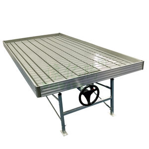 रोलिंग बेंच के साथ 8 फीट बड़ा ग्रीनहाउस हाइड्रोपोनिक बाढ़ टेबल - Product Image 5