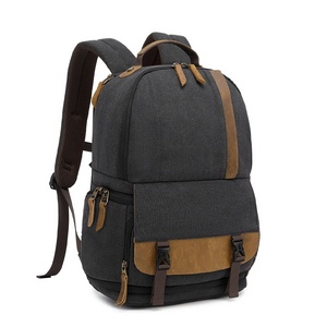 Sac à dos pour appareil photo professionnel multifonctionnel pour photographes, petit format, en toile et nylon - Product Image 5