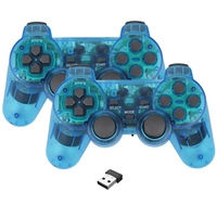 Manette de jeu double sans fil Bluetooth avec boutons tactiles, sans vibration, modèle X706WD, pour Android TV Box, interface USB, pour jouer aux jeux