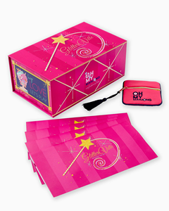 11 Oh My Mahjong Glitterville, Fichas de Mahjong Nuevas de Color Rosa, Estilo Americano, Juego de Mahjong Acrílico, Exquisitas Fichas de 4 Capas con Diseño de Dibujos Animados - Product Image 6