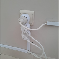 Adaptateur de prise de type français Pheiyon, 3 prises, 16A, 230V, 3680W, avec protection enfant, CE RoHS, pour usage résidentiel en Europe, IP20, OEM ODM