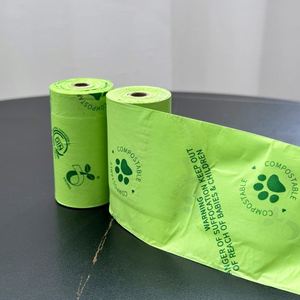 2023 Green <b>Small</b> Trash Bags Cassava Trash Bags Cornstarch <b>Compostable</b> Poop Bags - Product Image 6