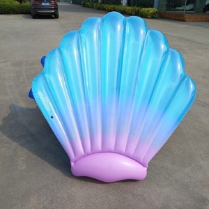 Hoge Kwaliteit Fabriek 0.25 Pvc <span class=keywords><strong>Water</strong></span> Zwembad <span class=keywords><strong>Float</strong></span> Blauw <span class=keywords><strong>Shell</strong></span> Voor Party Opblaasbare <span class=keywords><strong>Float</strong></span> Blauw <span class=keywords><strong>Shell</strong></span> Zwemmen Zwembad <span class=keywords><strong>Float</strong></span> Bed - Product Image 3