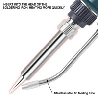 Pistolet à souder automatique 110V/220V 60W prise US/EU chauffage interne tenu dans la main envoyer automatiquement des outils de réparation de soudage de pistolet à étain