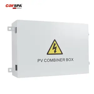 China Supplier IP65 Custom PV Combiner box 2 4 6 8 12 24 IN 1 OUT 2-24 Strings support OEM dc solar PV distribution box