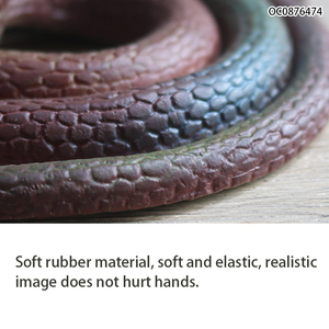 Broma modelo de goma de silicona suave Juguetes De Serpiente de miedo realistas para niños - Product Image 5