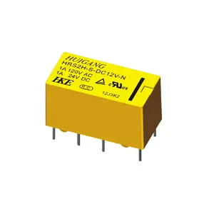 PCBボード用の黄色の8ピン12V5A小信号リレー