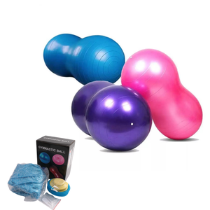 ลูกบอลโยคะทรงถั่วลิสงคุณภาพสูง ป้องกันการแตก สำหรับออกกำลังกาย ฟิตเนส และฝึกความมั่นคง - Product Image 1