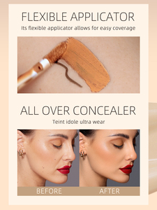 OEM al por mayor Pro Liquid Corrector Brush Stick Foundation Mate Natural Impermeable Control de aceite Etiqueta privada para negro oscuro - Product Image 5