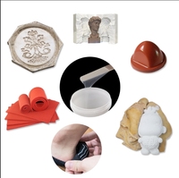 Fabricant de feuille de caoutchouc de silicone Moule en caoutchouc personnalisé Moulage de pierre Silicium liquide pour empreinte Dents Mastic dentaire Lifecasting