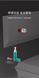 45-degree <b>corner</b> connector for cabinets quick assembly connector with offset wheel for cabinets inclined edge connector fixer - Product Image 4