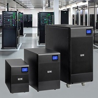 Eaton 9SX 1000VA 900W UPS Online 9SX1000I Tower Konversi Ganda Gelombang Sinus Murni 60Hz untuk Server Jaringan Pusat Data