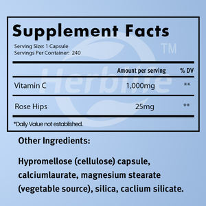 OEM ขายดี-ปรับแต่งได้-วิตามินซีผสมโรสฮิปส์ 1025 มก., 240 แคปซูล-วิตามินซี 1,000 มก., โรสฮิปส์ 25 มก.-อาหารเสริมปลอดกลูเตน - Product Image 2