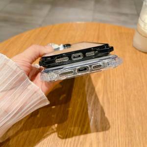 <span class=keywords><strong>Coque</strong></span> de téléphone <span class=keywords><strong>transparente</strong></span> en PC électroplaqué 2-en-1 anti-chute et antichoc pour 16/15Pro Max/14 Plus/8/7/XR/<span class=keywords><strong>11</strong></span>/12/13 - Product Image 5