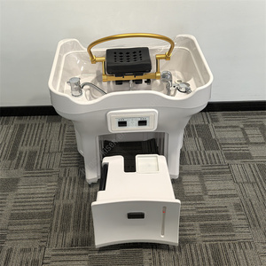 อ่างสระผมเคลื่อนที่ KISEN รุ่นใหม่ล่าสุด สำหรับทำสปาบำรุงหนังศีรษะ ไม่ต้องใช้ระบบประปา พร้อมถังเก็บน้ำ เหมาะสำหรับร้านเสริมสวย - Product Image 1