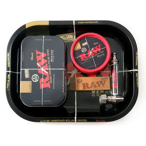 อุปกรณ์สูบบุหรี่<span class=keywords><strong>ราคา</strong></span>ถูก ชุดบดสมุนไพร ถาดมวนบุหรี่ <span class=keywords><strong>Backwoods</strong></span> Cookie RAW พร้อมดีไซน์แบบกำหนดเอง - Product Image 5