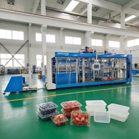 Machine de thermoformage automatique haute vitesse pour la fabrication de contenants alimentaires en plastique, gobelets à sauce en PET, boîtes à lunch, bols, assiettes, plateaux à œufs PP/PS/PET/PLA