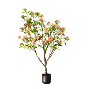 Árbol de Flores Artificiales en Maceta, Flores Decorativas, Planta Artificial en Jarrón de Cerámica, Decoración Realista para Hogar y Oficina, Sin Necesidad de Riego - Product Image 1