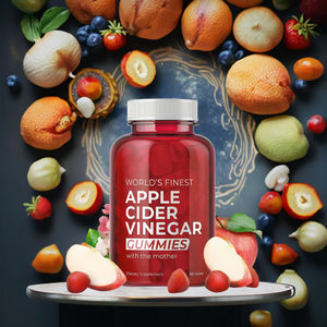 एv सेब साइडर सिरका ग्मेज़ फ्लैट ट्यूमर स्किनी वजन प्रबंधन पाचन स्वास्थ्य डिटॉक्स समर्थन - Product Image 6