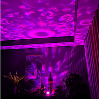 Projecteur LED Aurore Étoilée, Veilleuse avec Télécommande, Lampe de Projection RGB Océanique et Galaxie pour Chambre, Fête, Décoration Intérieure, Cadeau