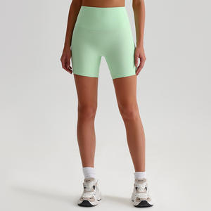 Shorts de sport confortables pour femme, extensibles, sexy, pour la gym, le yoga, le fitness, shorts de sport personnalisés pour femme, shorts de <span class=keywords><strong>VTT</strong></span> avec poche - Product Image 4