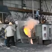 Fourneau de fusion à induction industriel de grande capacité Corps de four de 1 tonne à 10 tonnes