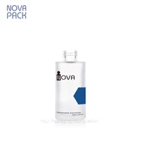 Flacons cosmétiques en verre givré 30ml, flacons pompe pour sérum 40ml 50ml 60ml 80ml 100ml, flacons pour crème et lotion avec bouchon noir mat