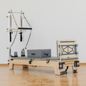 Bois d'érable de haute qualité, deux en un, solide et stable, adapté à plus de positions corporelles en Pilates ou en yoga. - Product Image 2