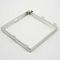 Pièces d'emboutissage métallique personnalisées certifiées ISO, support de cadre en acier inoxydable de précision pour l'assemblage d'équipements électroniques