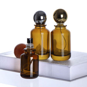 Vòng xi lanh phun chai nước hoa thủy tinh với nhựa bằng gỗ Bóng cap - Product Image 1