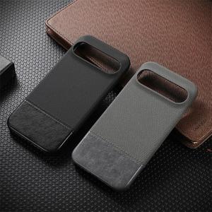 Funda Trasera de Cuero Cosida Retro de <span class=keywords><strong>Doble</strong></span> Color de Lujo para Google Pixel 11 10 9 Pro XL 11 10 9 8 Pro 8a, Funda Protectora Antigolpes para Negocios - Product Image 3