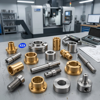 Piezas de Precisión de Aluminio y Latón Mecanizadas por CNC Personalizadas, Componentes para Equipos Industriales
