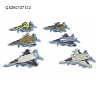 QSTOYS Avion miniature éducatif en alliage moulé sous pression pour enfants de 3 ans et plus - Cadeau coloré