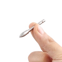 Pointes de flèches pour arc à poulies 4,2 mm 100 grains, en acier inoxydable et carbone, pour tir sur cible, chasse et entraînement