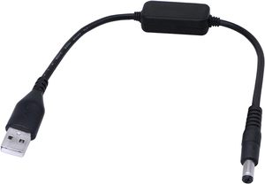 ตัวแปลงแรงดันไฟฟ้า USB 5V เป็น DC 12V สำหรับโคมไฟตั้งโต๊ะกล้องลำโพงชุดหูฟังบลูทูธ (5.5x2.1มม.) - Product Image 2