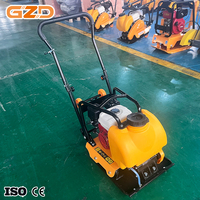 Compacteur à plaques à essence GZD C90T, machine de compactage vibratoire d'asphalte de haute qualité pour la construction