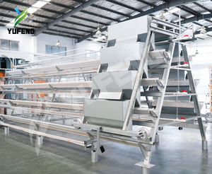 Mới tự động nhúng nóng mạ kẽm thép không gỉ 5000 Pin gà lồng cho lớp gà Gà trang trại sử dụng - Product Image 2